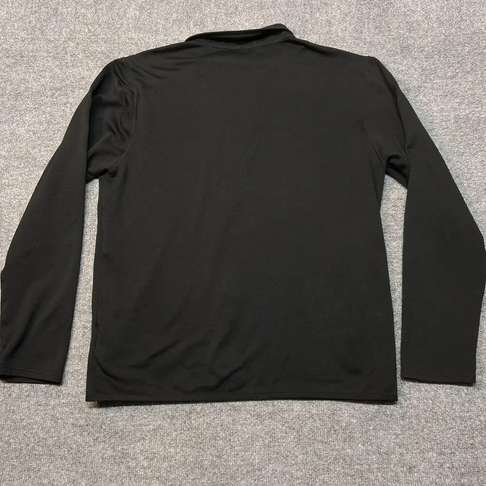 The North Face Jacket Mens M Black Softshell Full Zip Lined Pockets Hiking